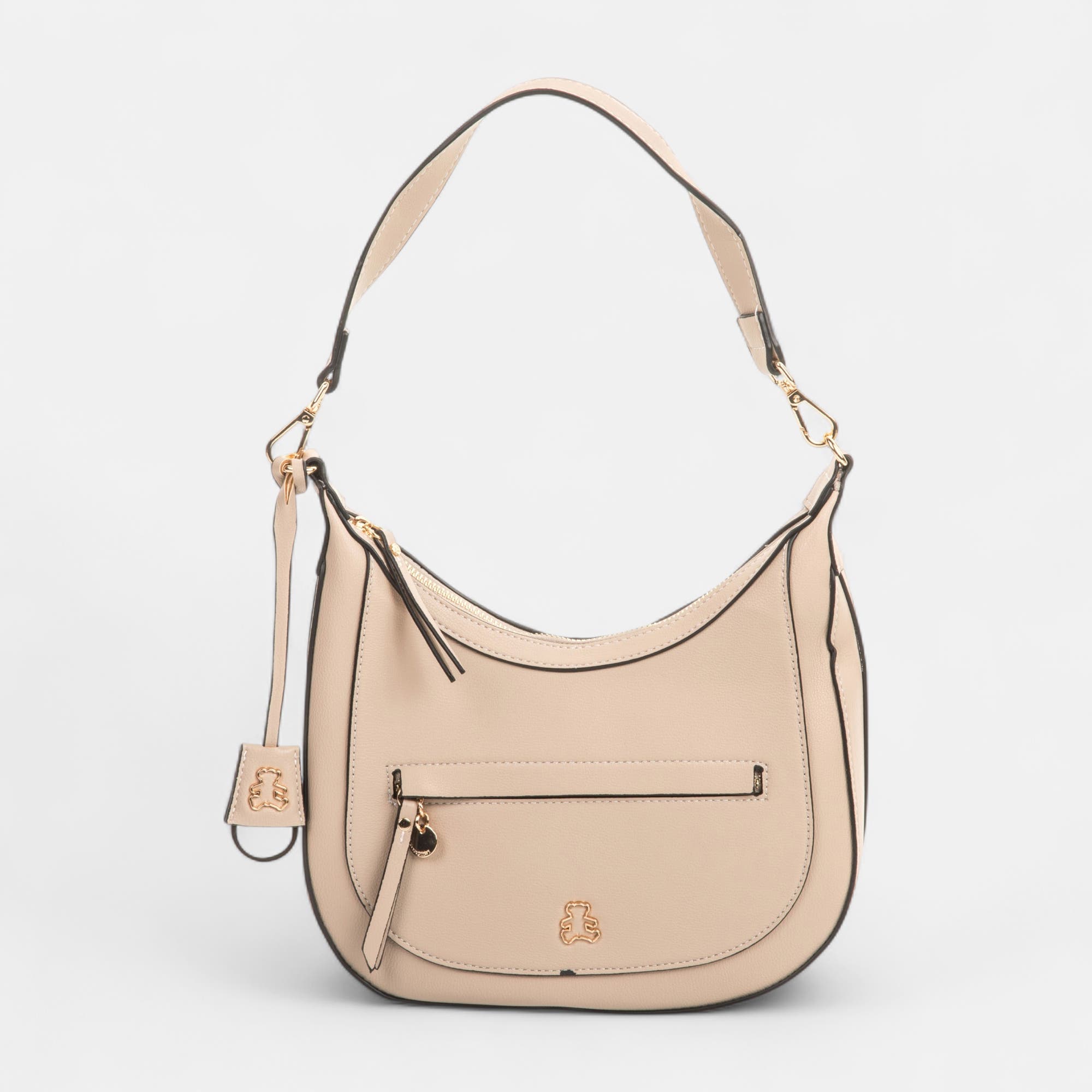 Pochette pour téléphone beige