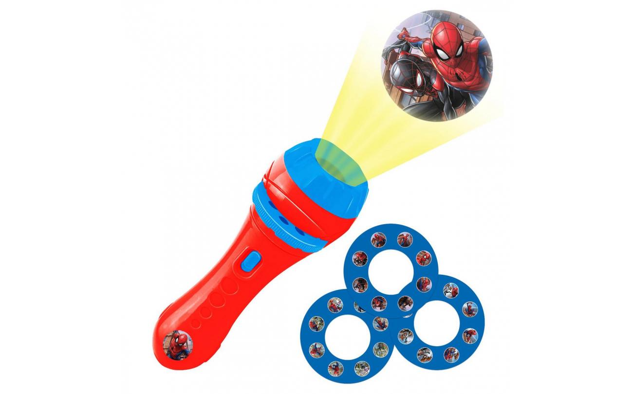 Spider Man Stories Projector projectie-zaklamp met 24 plaatjes