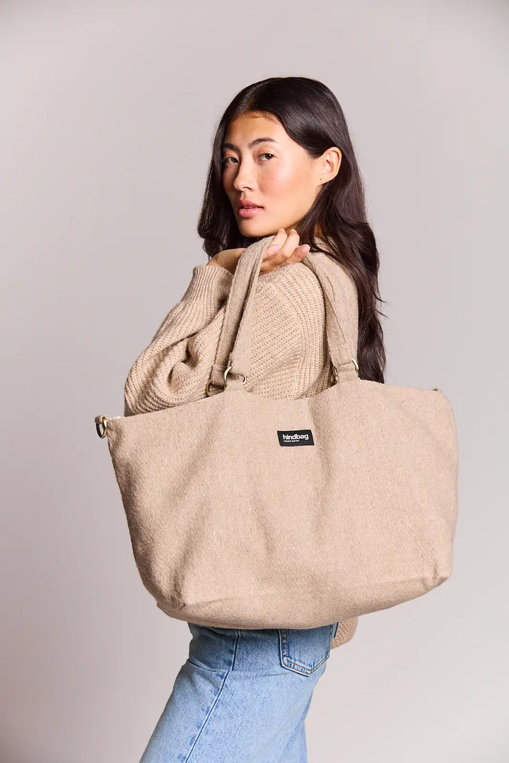 Sac cabas Raphaelle Laine Beige