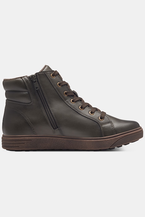 Leder-Sneaker, Jana Shoes, Wechselfußbett, Zipper