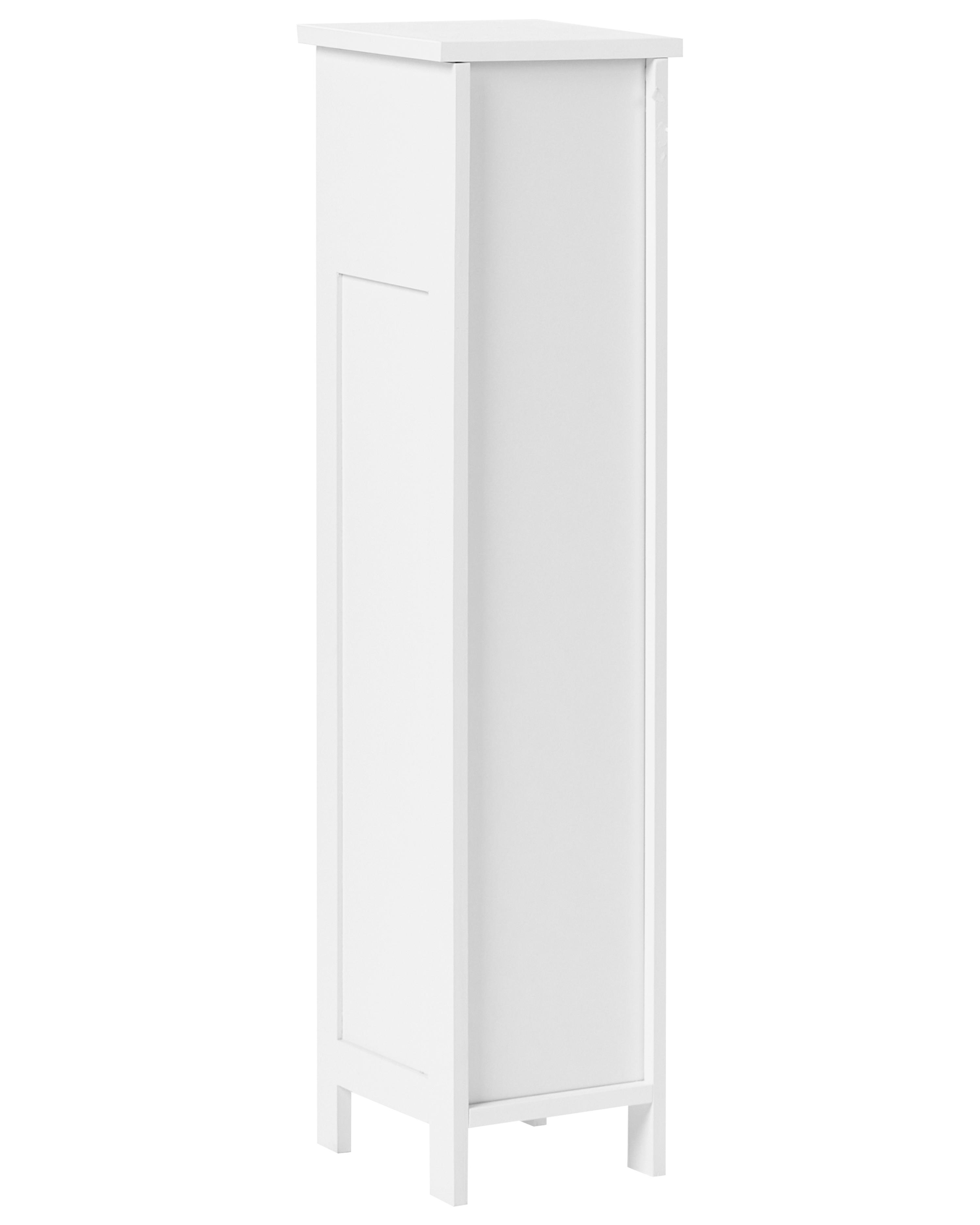 Toiletpapierkast OLATHE Bamboehout Wit