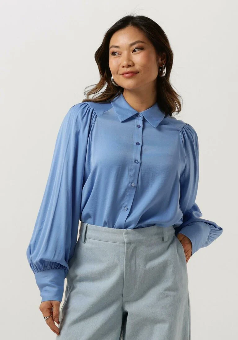 MSCH COPENHAGEN donkerblauwe msch copenhagen blouse mschmaluca shirt