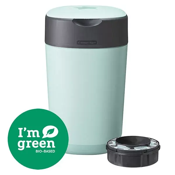 Lixeira para fraldas Tommee Tippee Twist & Click, verde