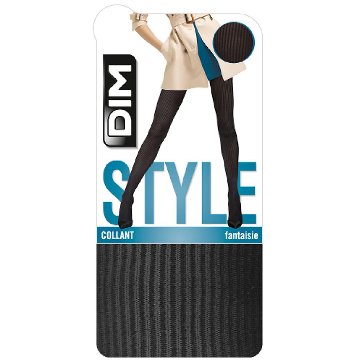 Meia-calça opaca DIM Cotelé Style - 50 deniers