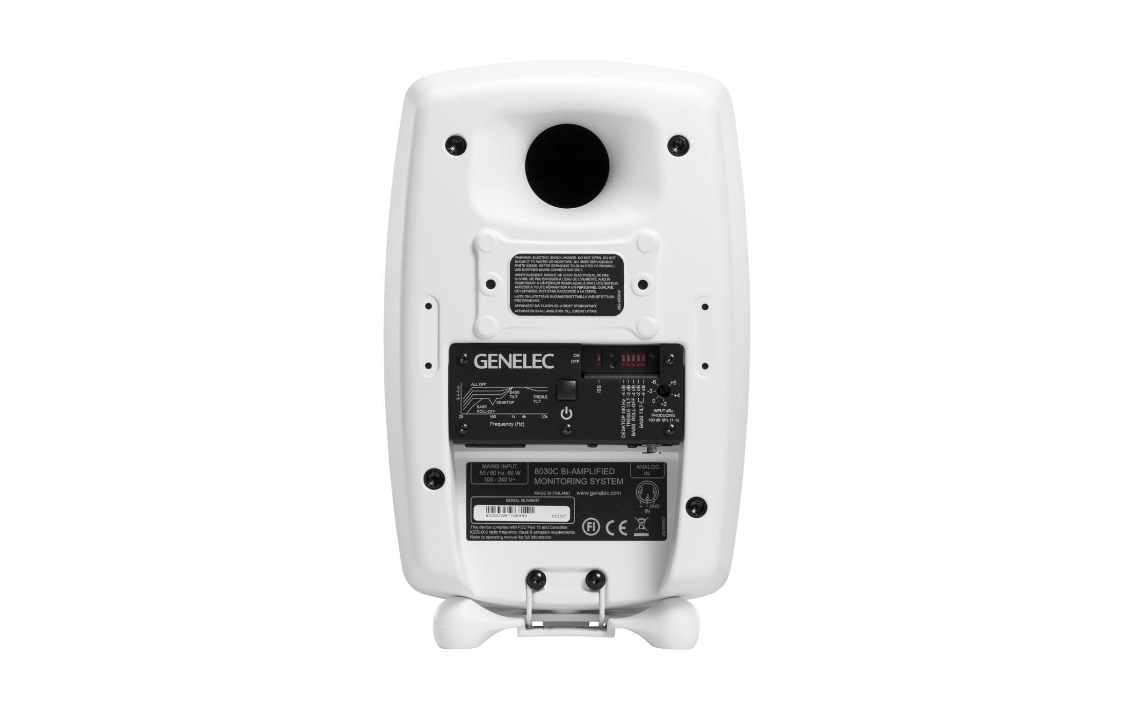 Studiomonitor 8030CW Weiss<br>Aktiver Nahfeldmonitor