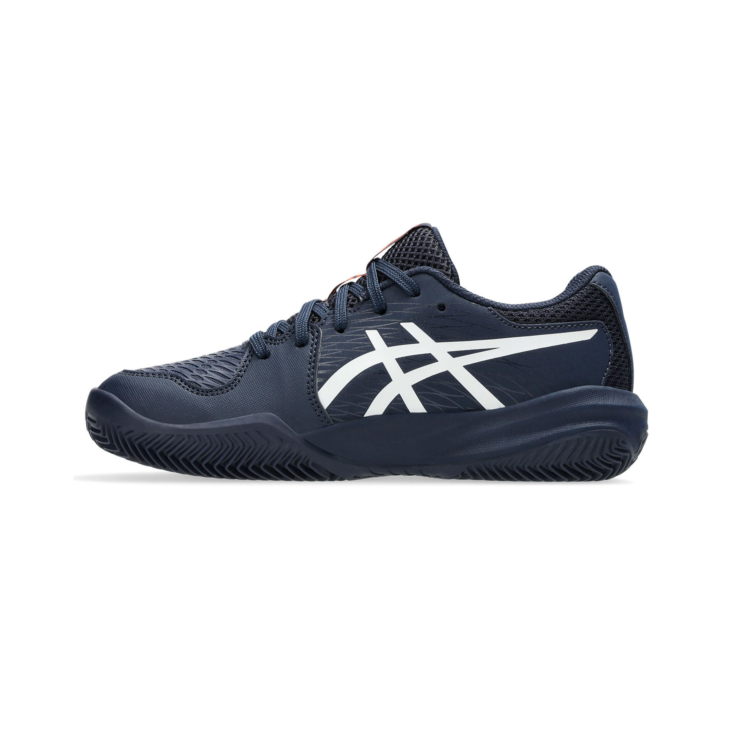 ASICS Gel-Resolution X GS Chaussure Terre Battue Enfants - Bleu Foncé , Blanc