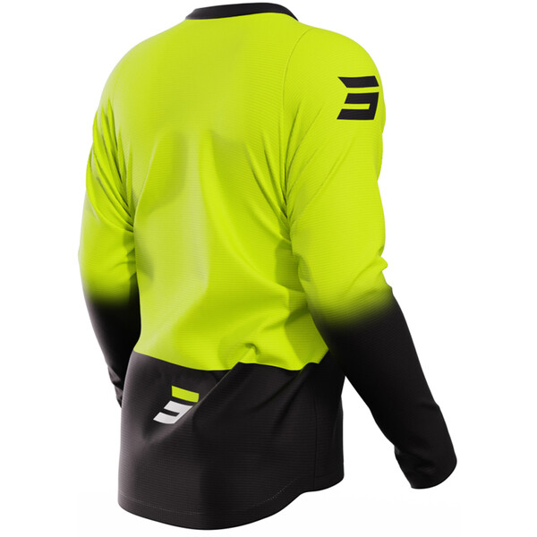 Shot - Maillot Devo Reflex Noir / Jaune fluo