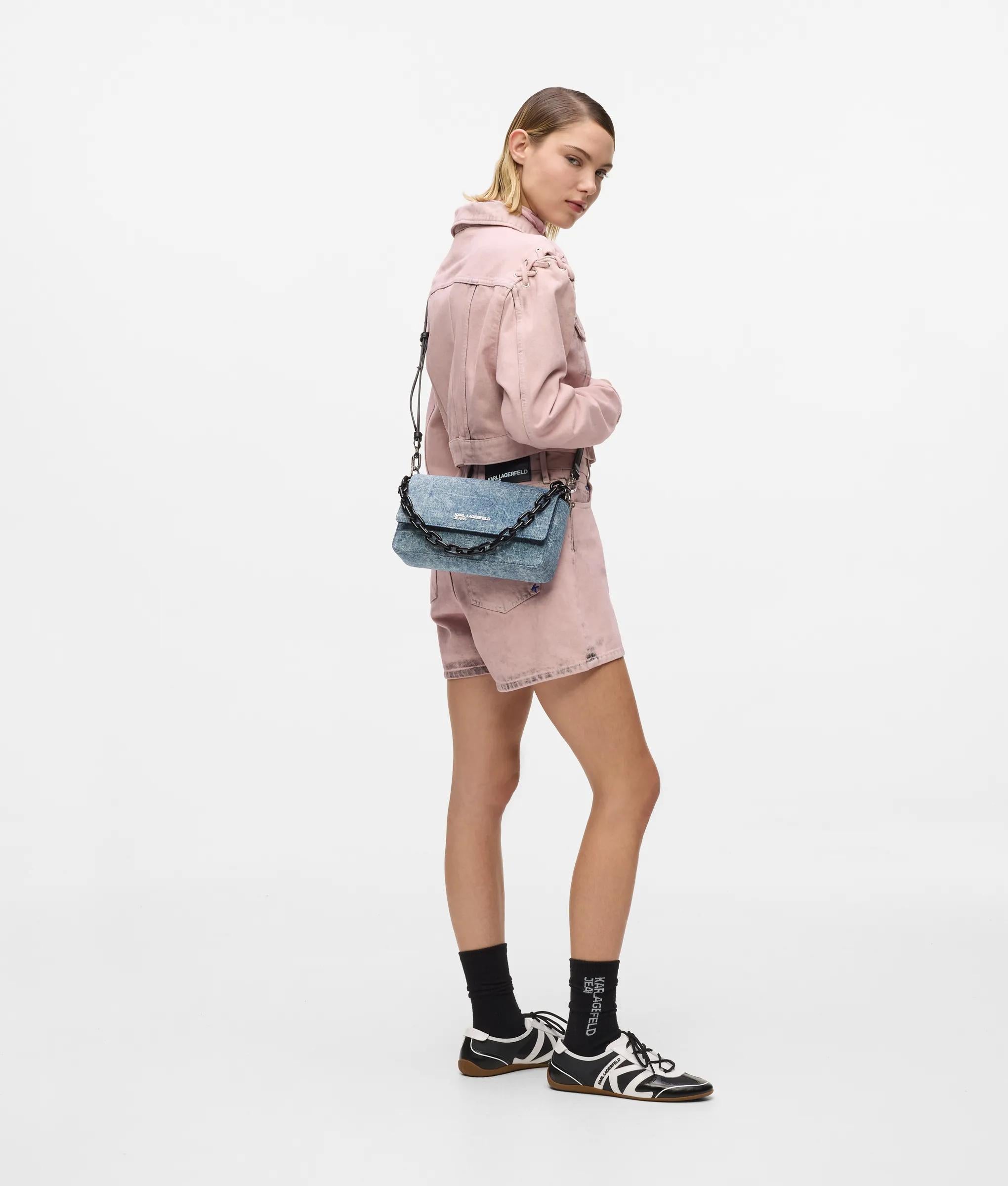 Denim ketting handgreep tas