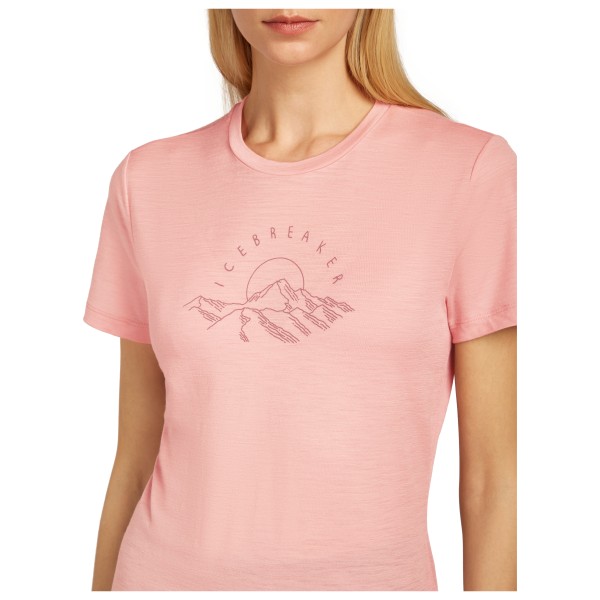 Icebreaker - Women's Merino 150 Tech Lite S/S Sunrise Summit - Haut en mérinos