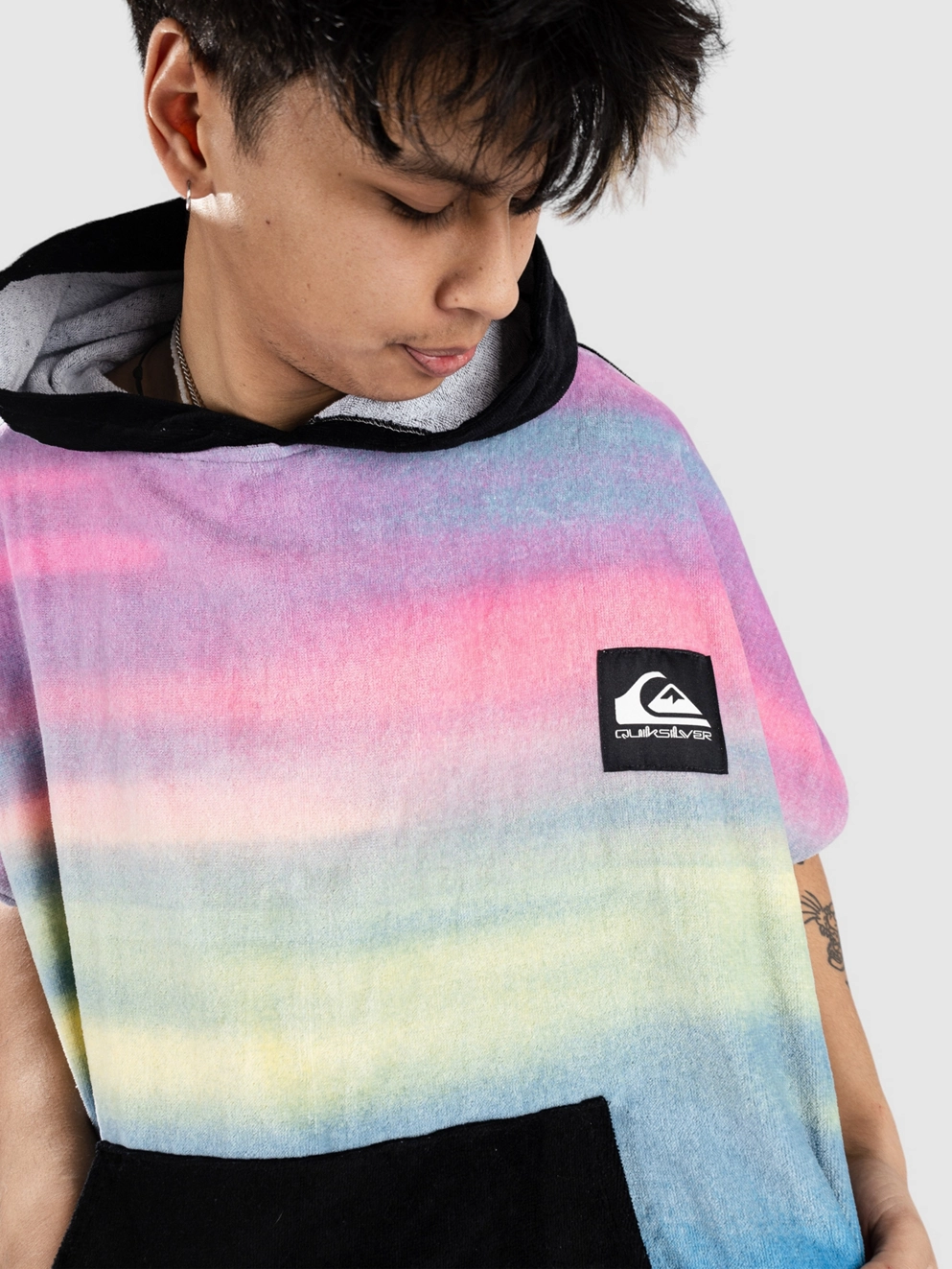 Quiksilver Hoody Surf Poncho prism pink