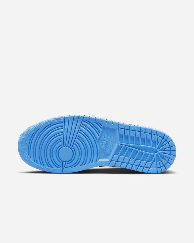Chaussures Nike Air Jordan 1 Low Noir & Bleu pour homme