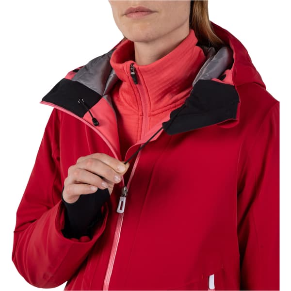 Veste de ski ROSSIGNOL W BLACKSIDE JKT RUBY RED