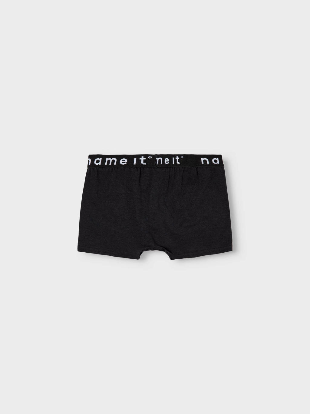 Fijn materiaal maar veel te grootboxershort NKMBOXER - set van 3 zwart