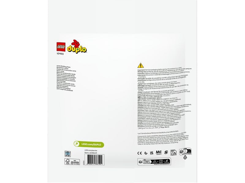 LEGO® DUPLO® Bauplatte in Grün 10460 Bauspielzeug zum Bauen, Spielen und Ausstellen