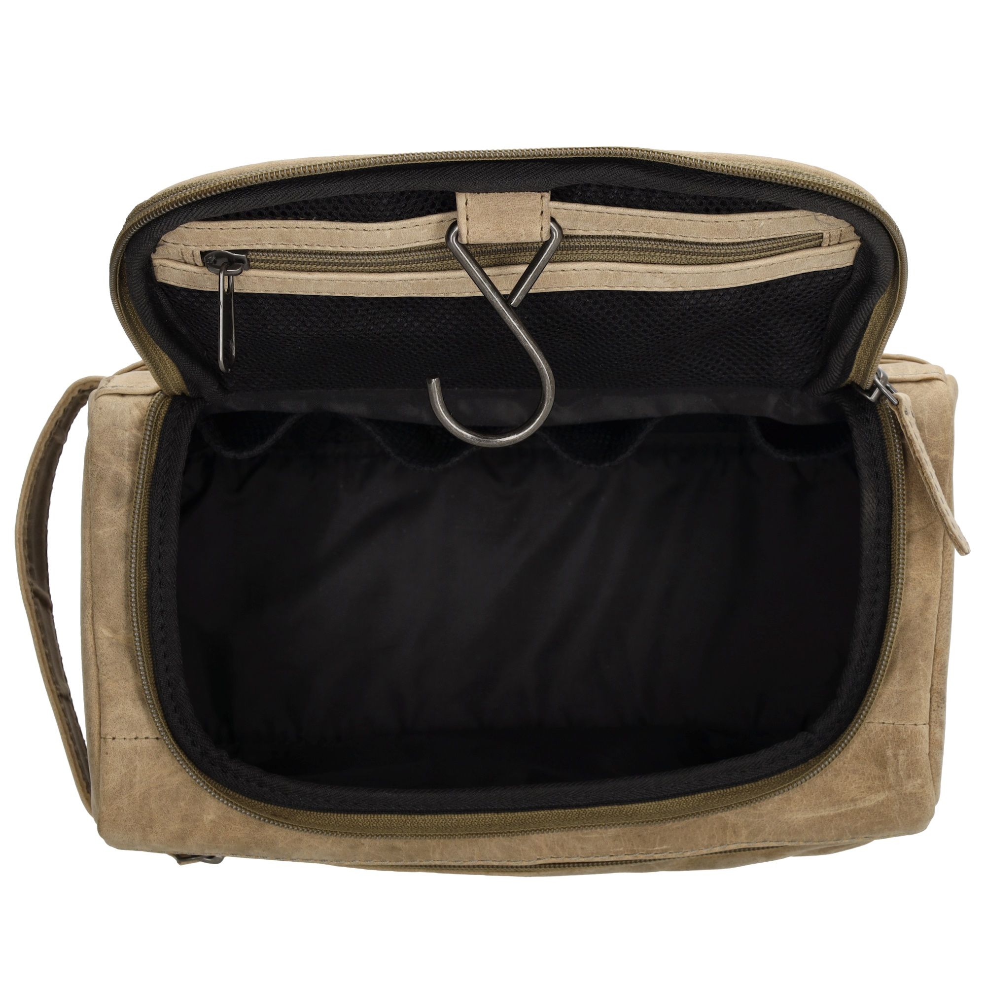 Hide & Stitches Idaho Toilettas Donkerzand