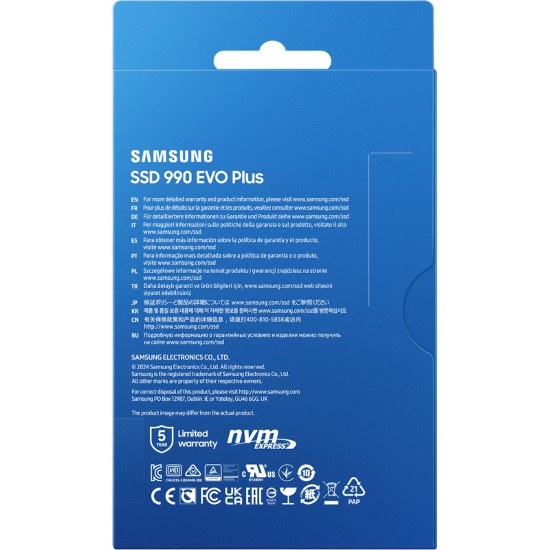 Samsung MZ-V9S1T0 1 To M.2 PCI Express 4.0 NVMe V-NAND TLC