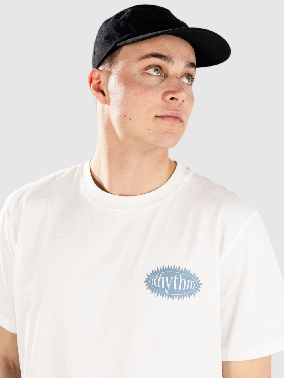 Rhythm Ritmo Printed T-Shirt vintage white