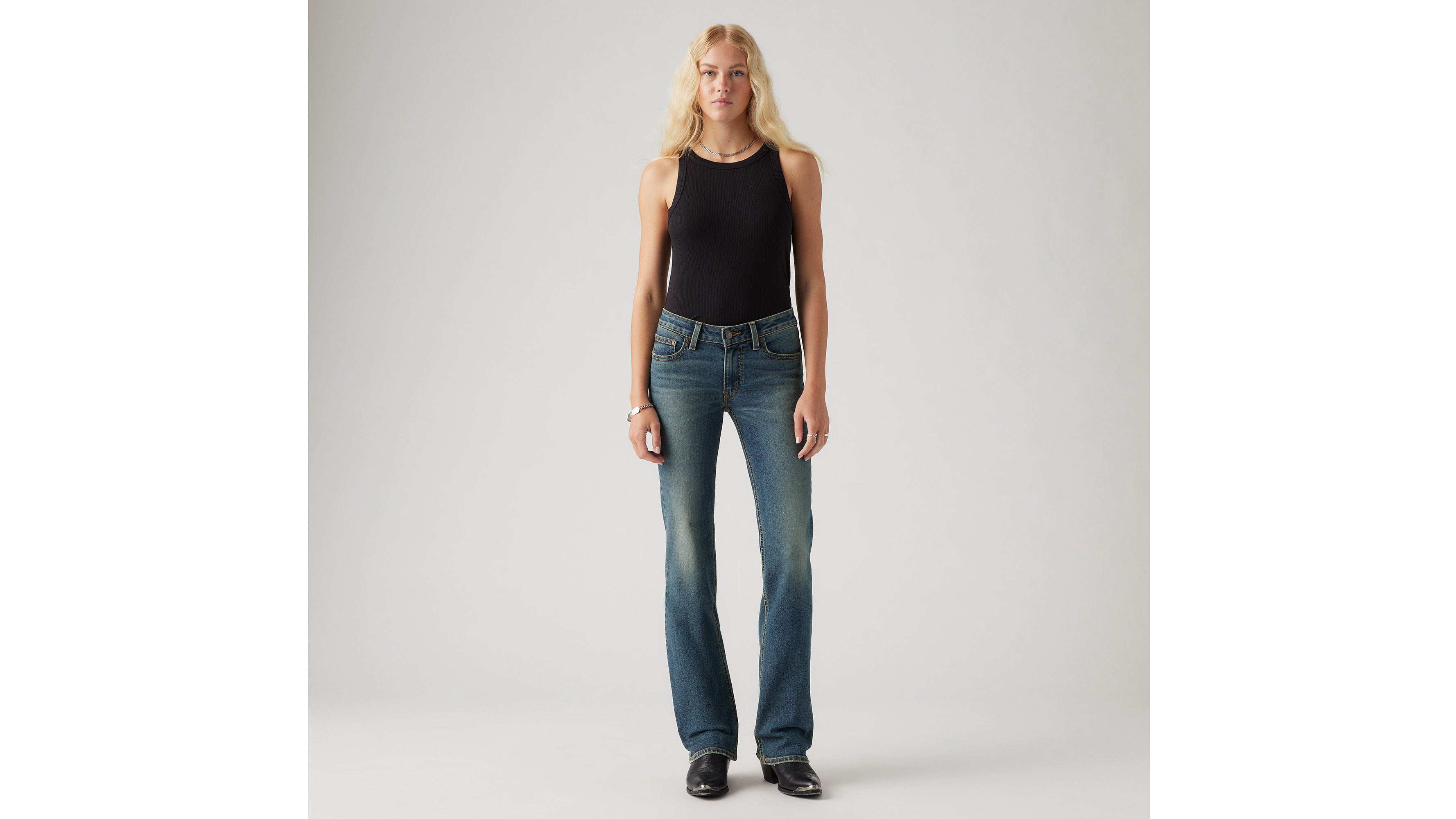 Jean Superlow Bootcut - Show On The Road - Bleu