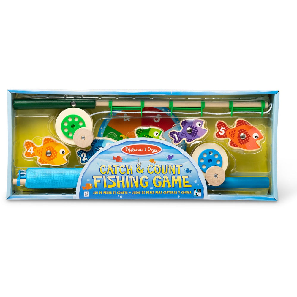 Køb Melissa & Doug Multifarvet Wooden Fishing Game Catch And Count
