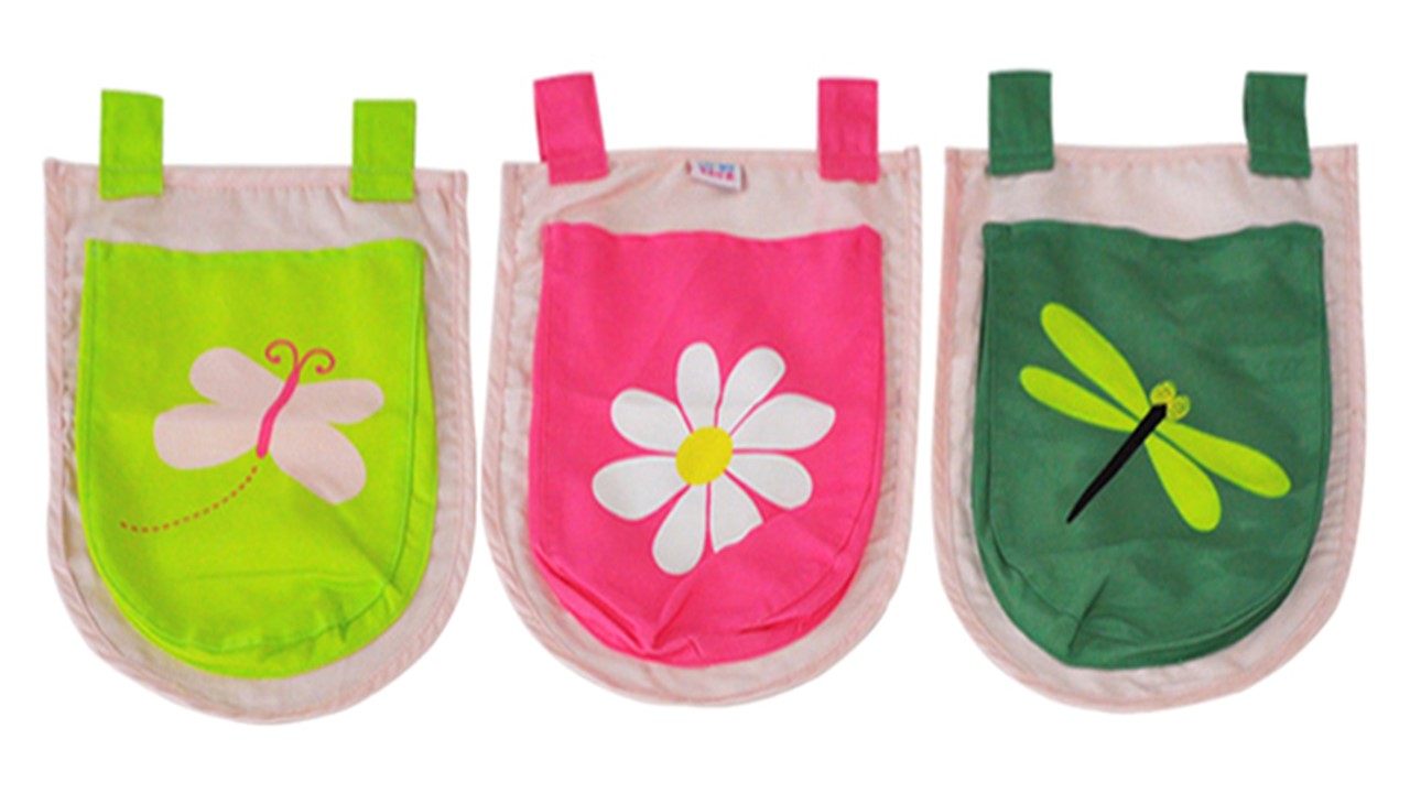3 opbergzakjes Spring Pino/Scott roze