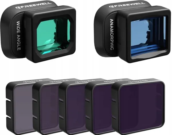 FREEEWELL vidvinkel, anamorfisk, ND-filter sæt til DJI Mini 4 Pro