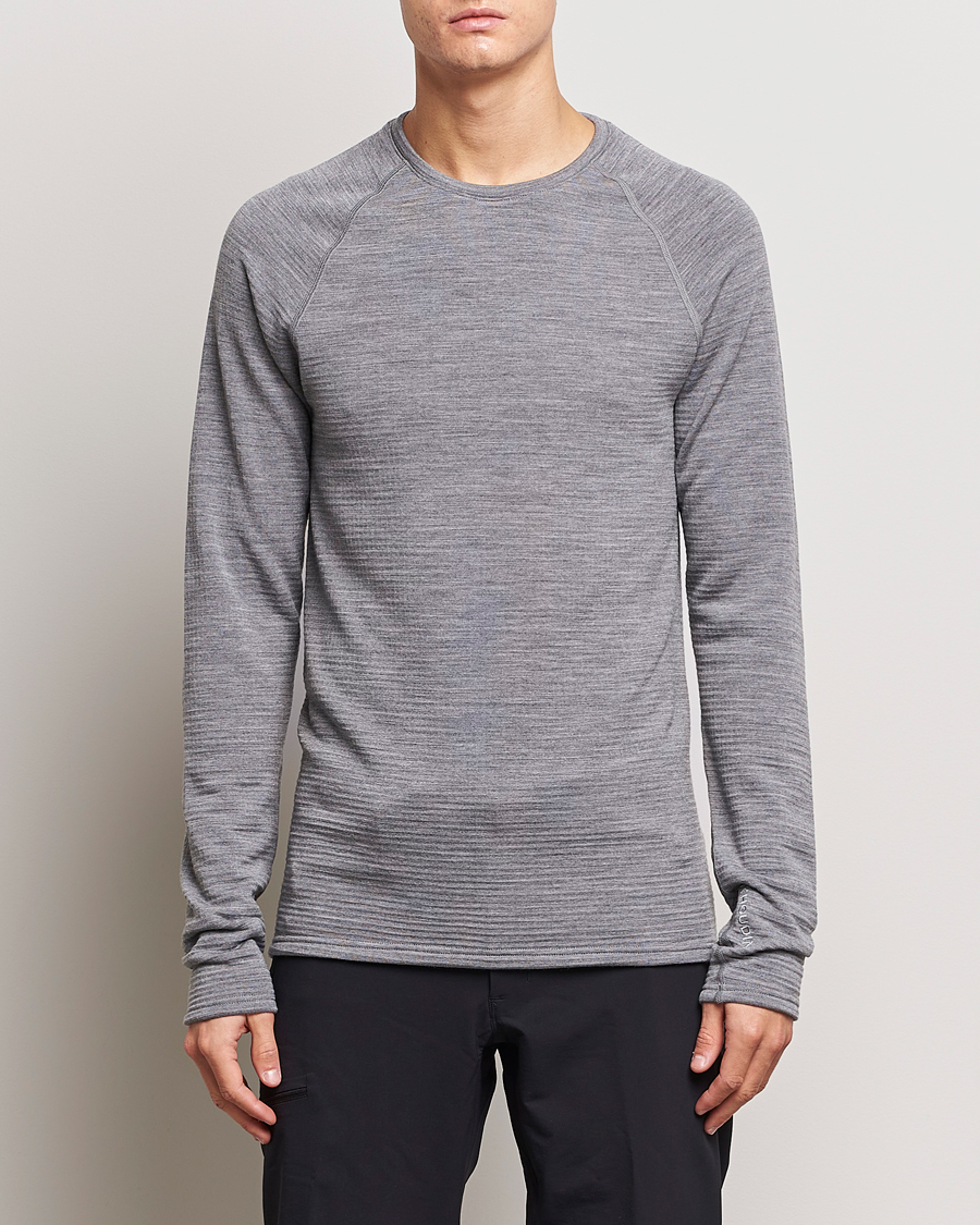 Houdini Desoli Merino Thermal Crew College Grey