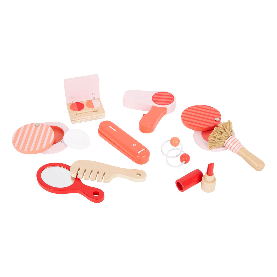 Small Foot-Houten Retro Speel Make-up in Koffer