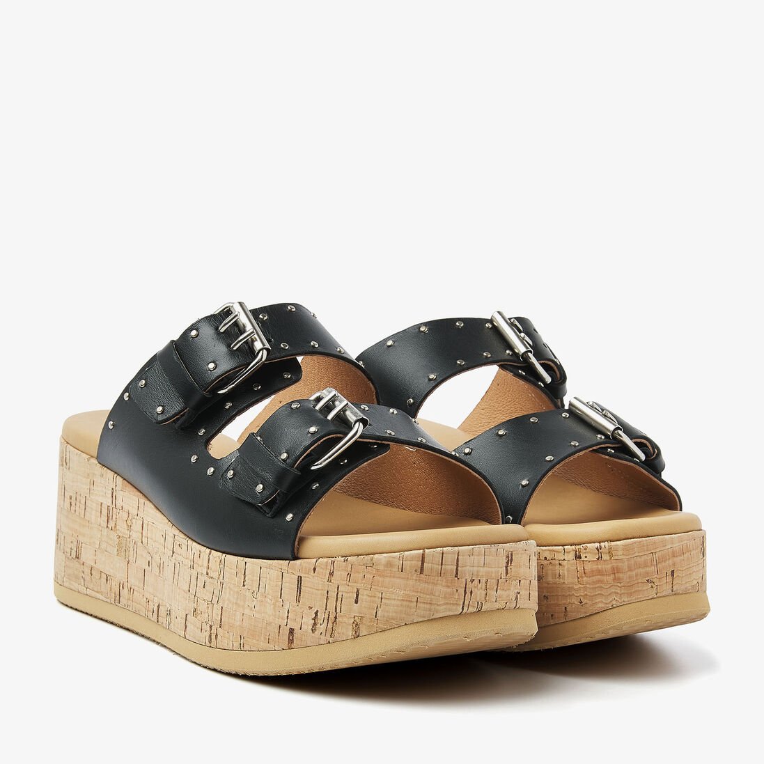 zwarte via vai slippers sissel mira