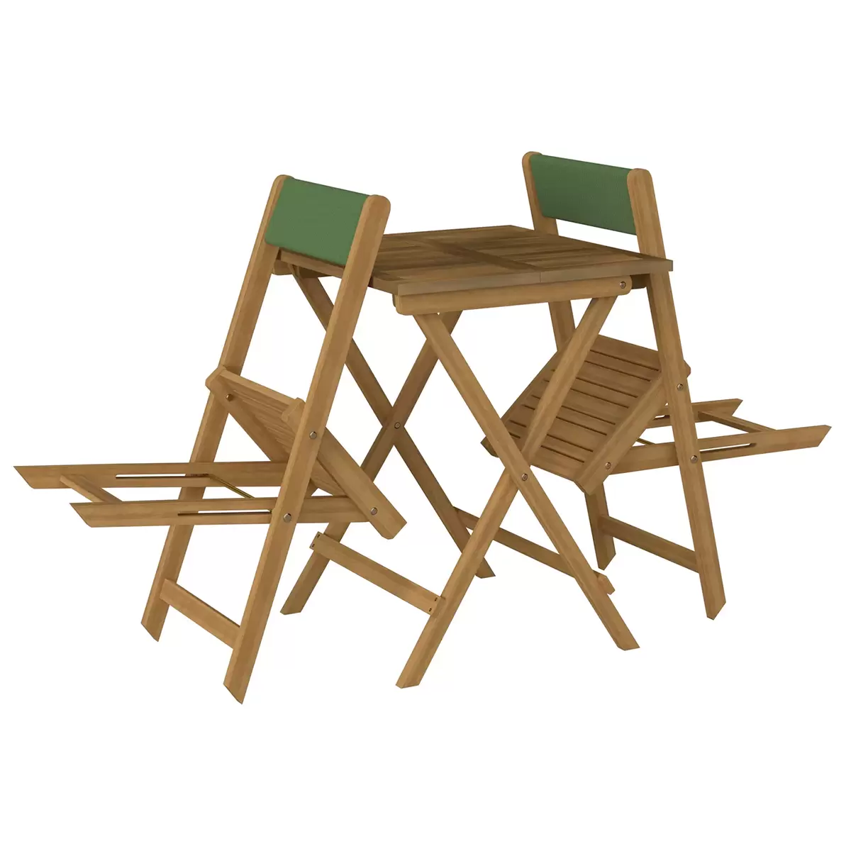 James Wood Balkonset Meran 3-teilig Natur