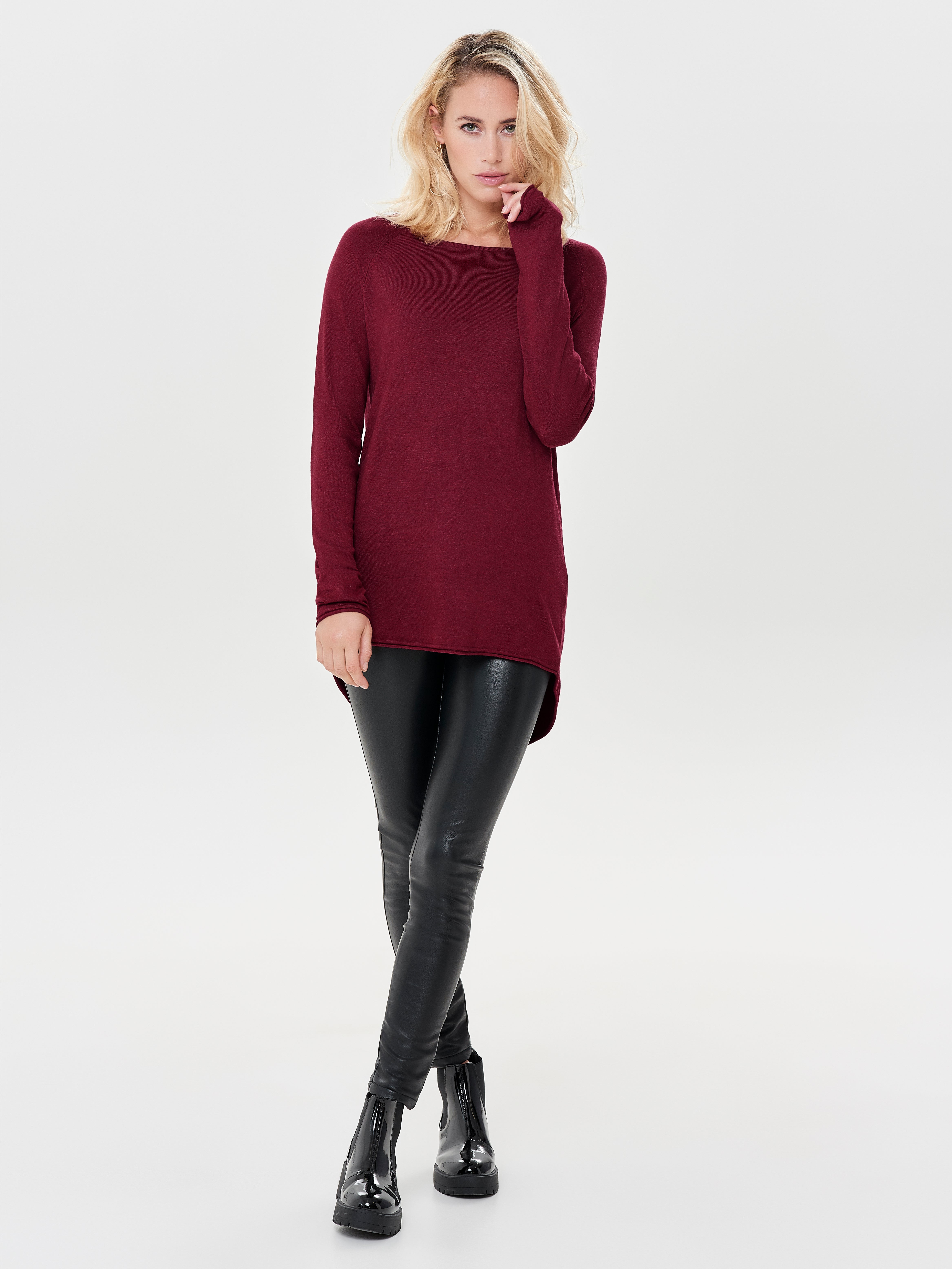 ONLMILA Strickpullover Sun-Dried Tomato