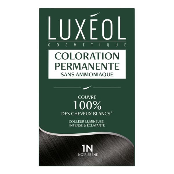 Coloration 1N Noir Ebène Luxéol 60ml