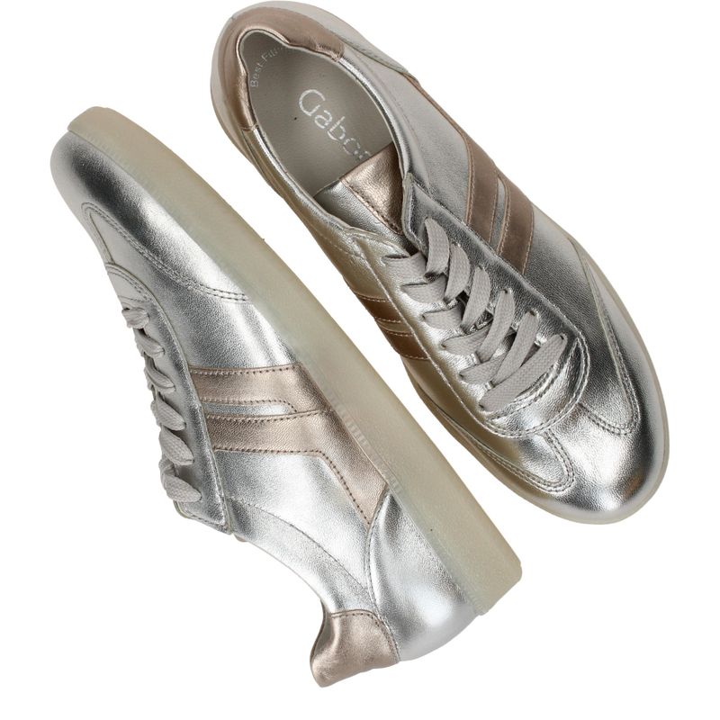 Gabor Sneakers Zilver Dames