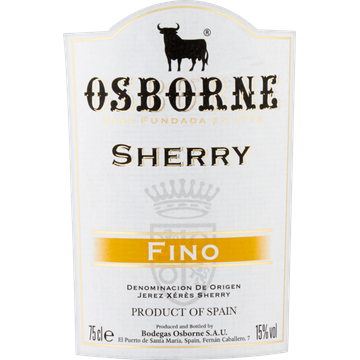 Osborne - Sherry Fino - 750ML
