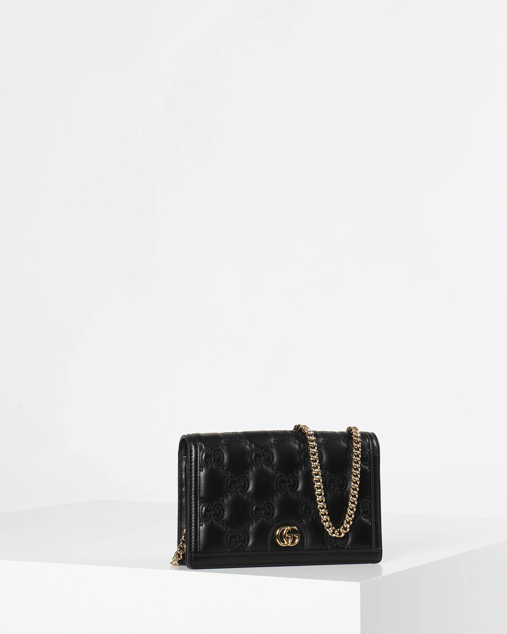 Gucci| Damen Brieftasche WALLET ON CHAIN mit abnehmbarem Riemen