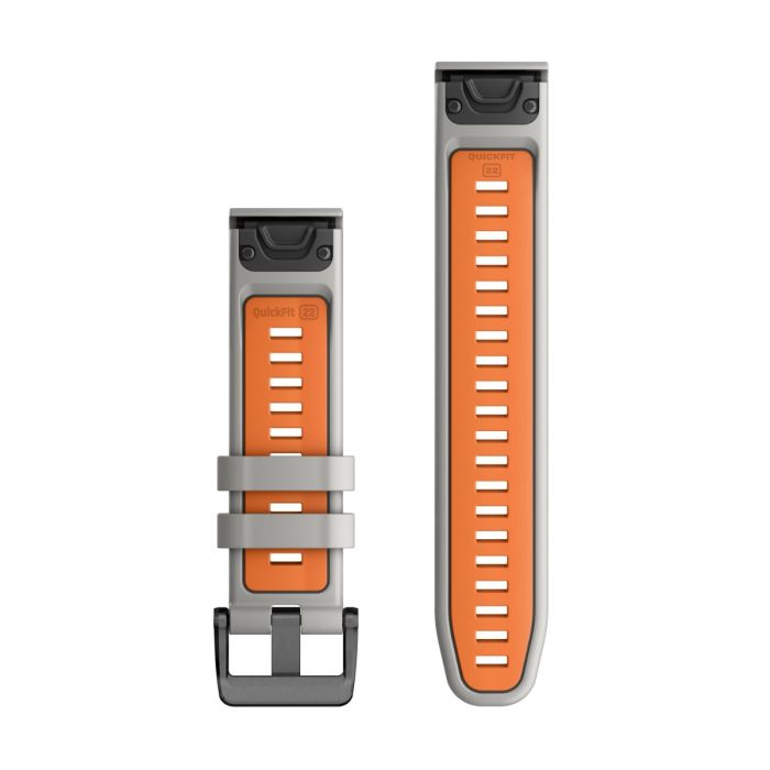 Garmin Unisex Tilbehør til ure/armbånd QuickFit® 22 Strap (Silicone) Grå