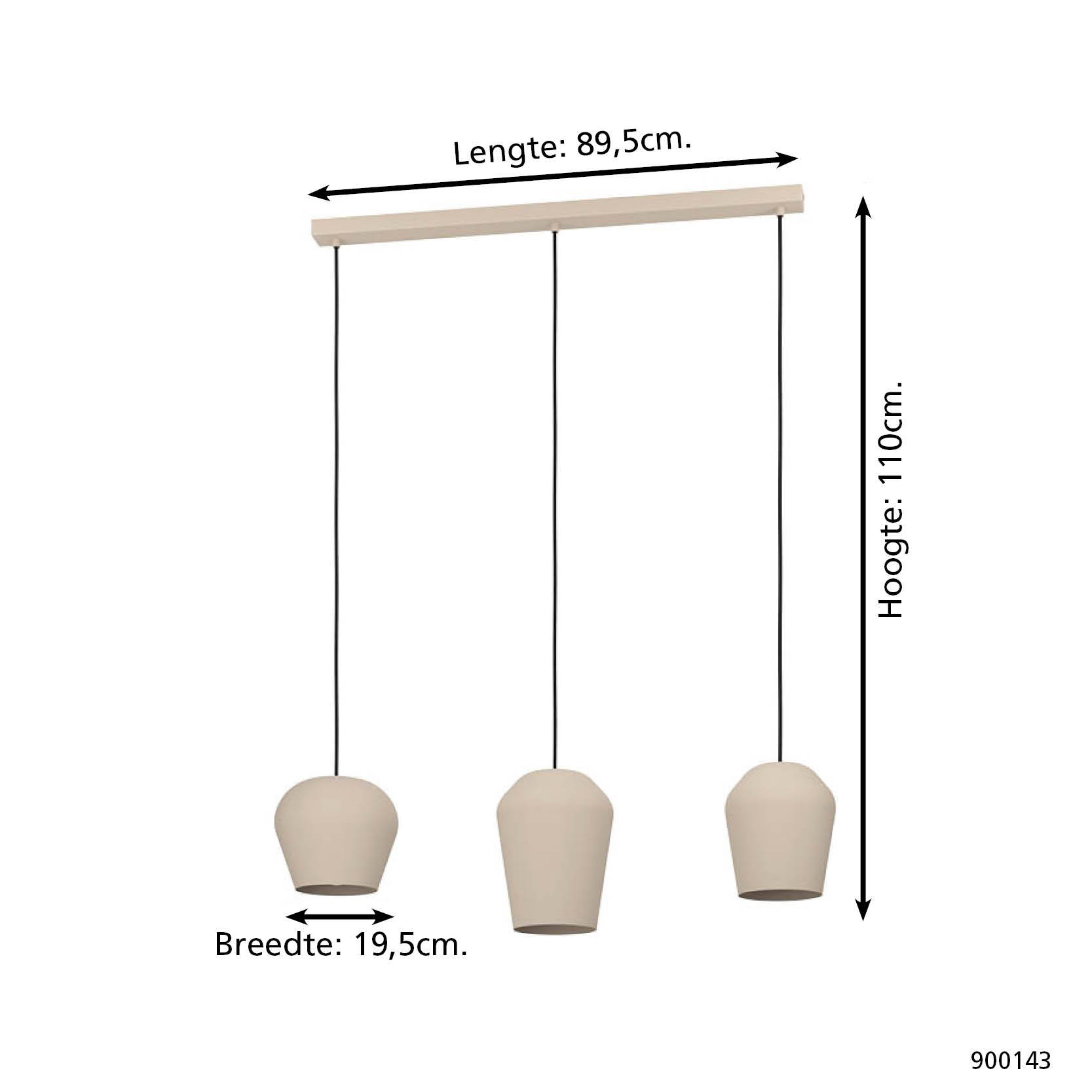 EGLO hanglamp Cambaito (Ø19,5 cm)