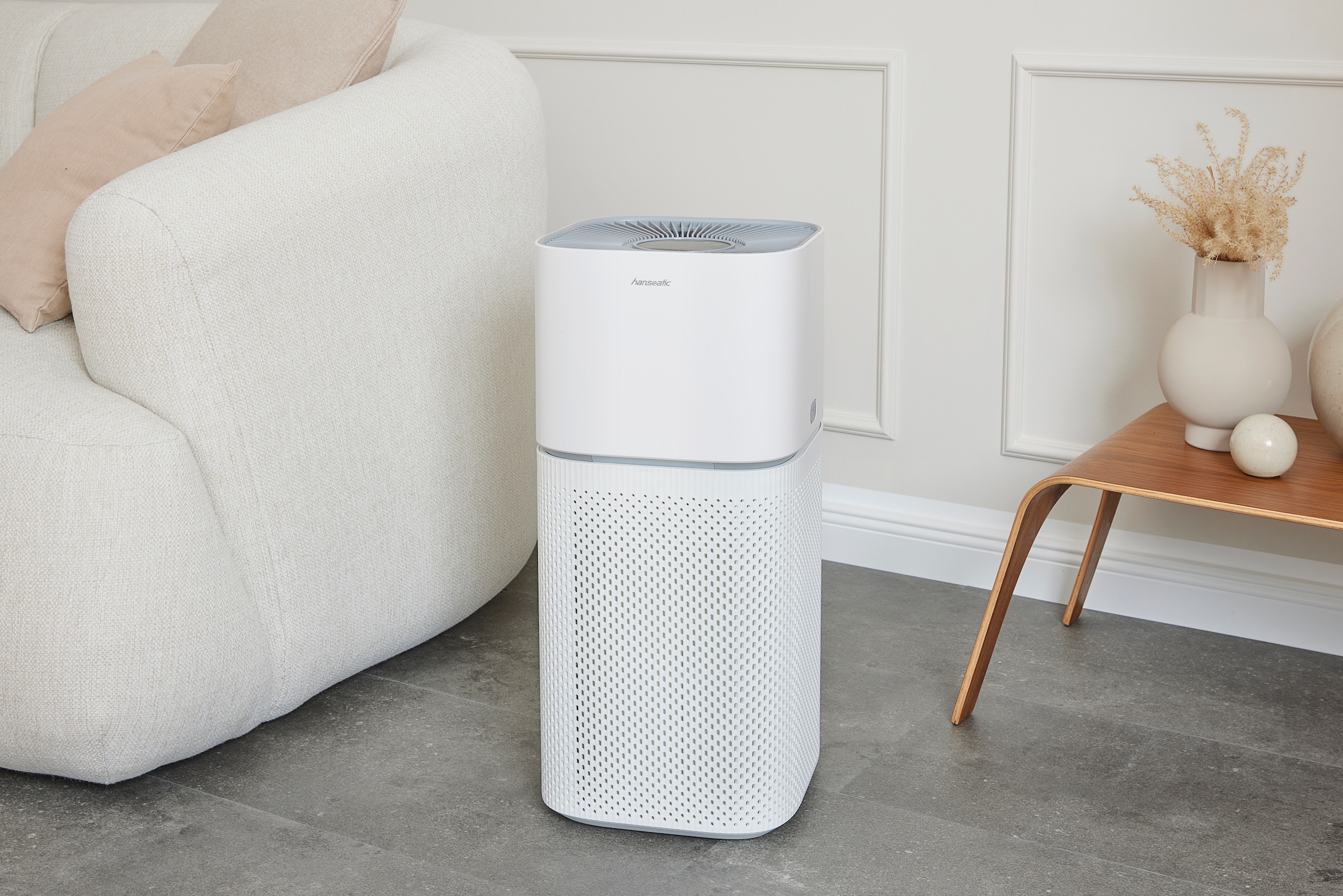 Hanseatic Luftreiniger »»KJ400« mit Digitalanzeige« für 104 qm Räume 35W, Top Filtersystem für Allergiker mit Ionentechnologie