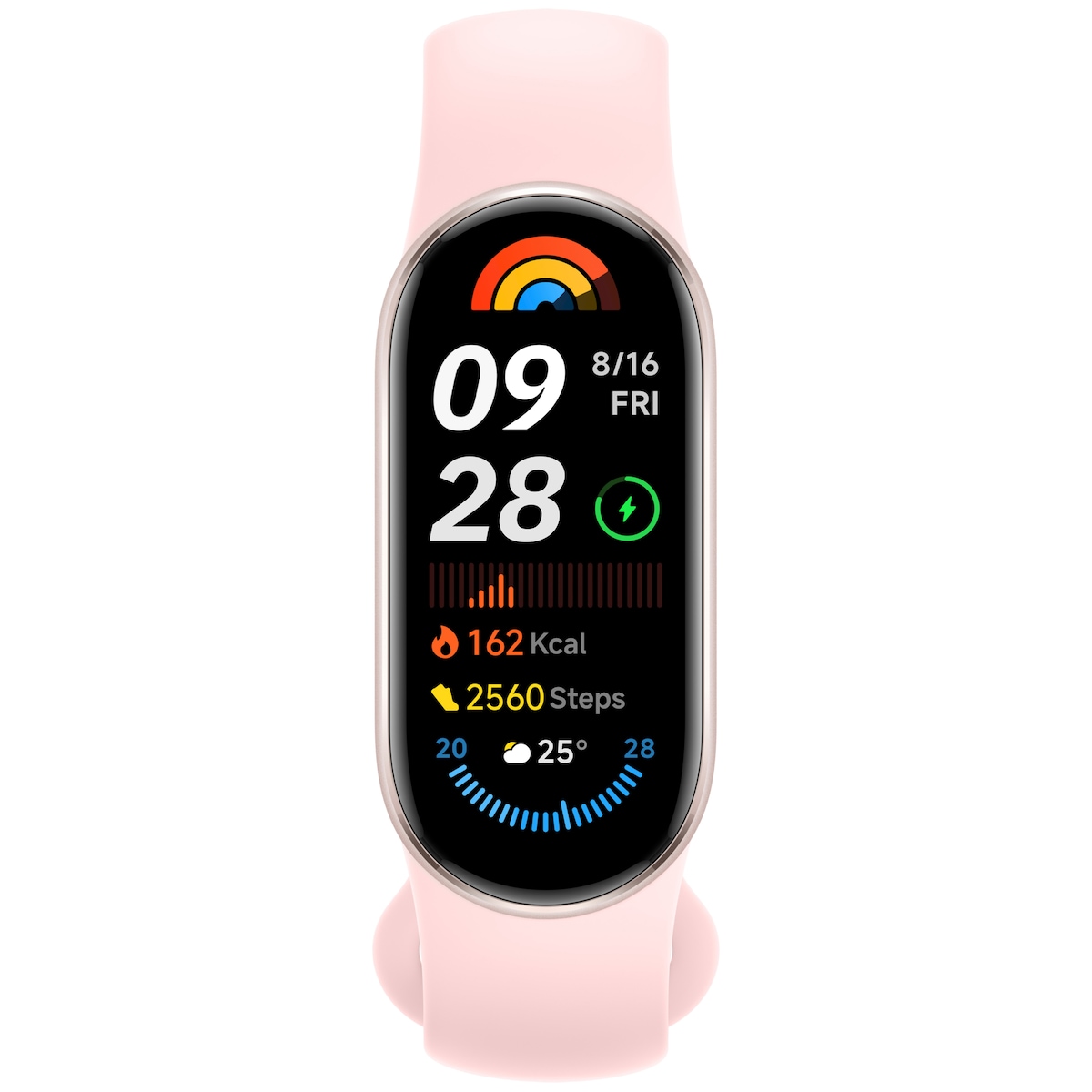Xiaomi Smart Band 9 aktivitetsmåler (mystic rose)