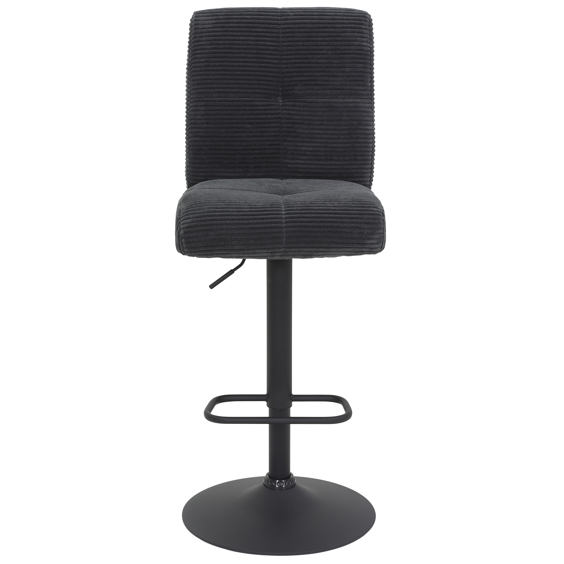 Barhocker - anthrazit-schwarz - Breitcord