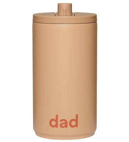 Design Letters Thermo Becher - Travel - 350 ml - Beige m. Papa