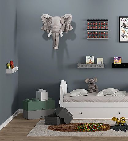 LEGO? Storage Opbevaringsboks - 8 Knopper - 50x25x18 - Lysegrå