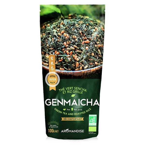 Thé vert et riz Genmaicha bio