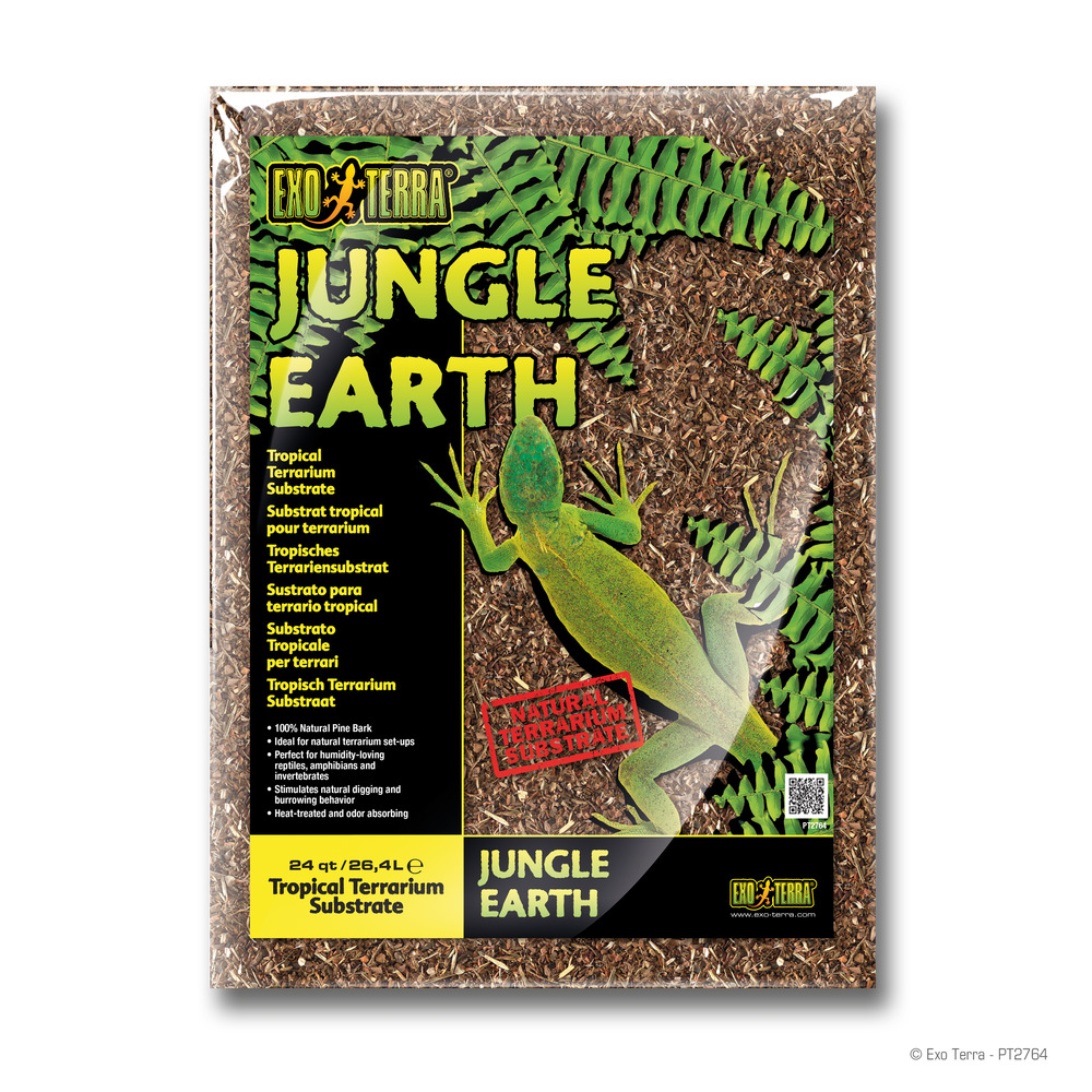 Substrat naturel jungle earth terrariums 4.4l