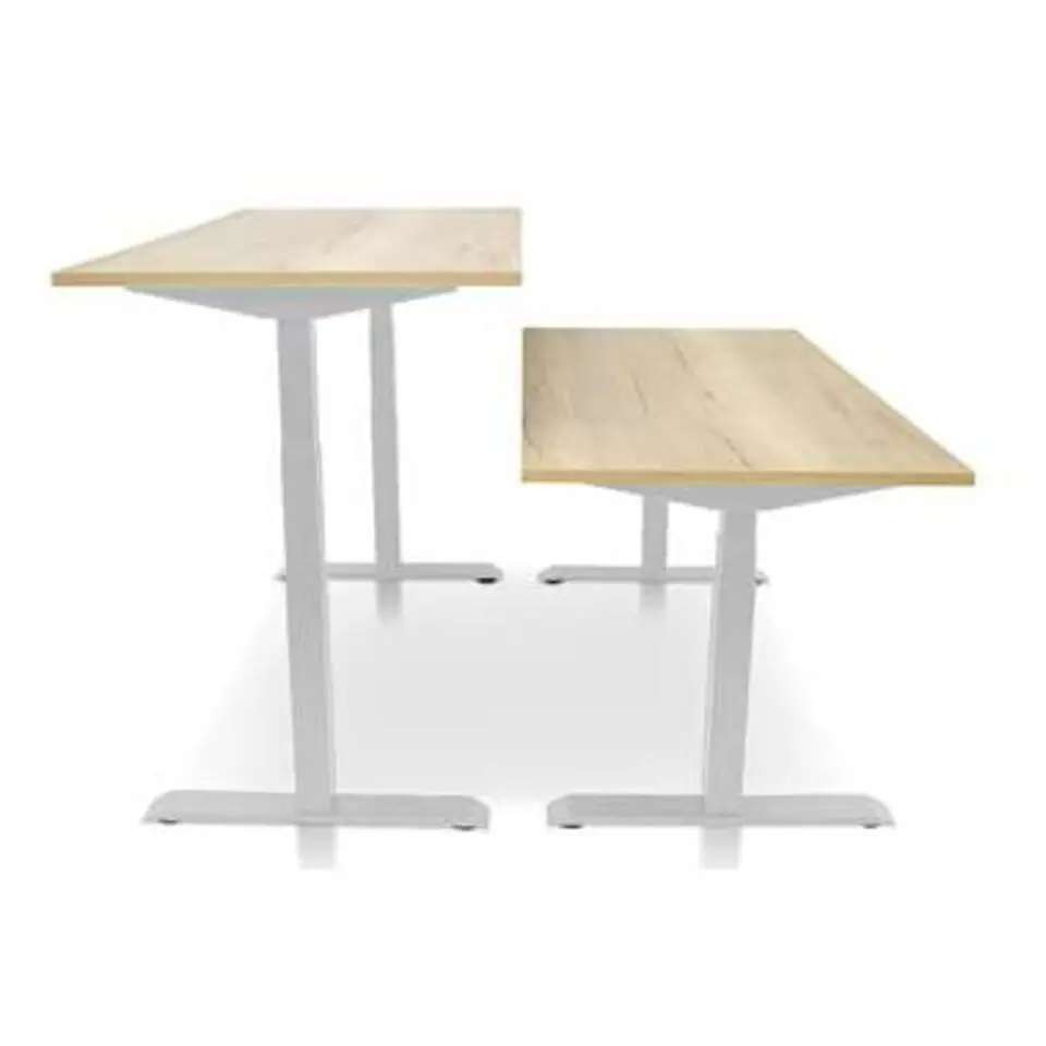 MRC PRO elektrisch ARBO zit-sta bureau 120x80 cm robuust eiken