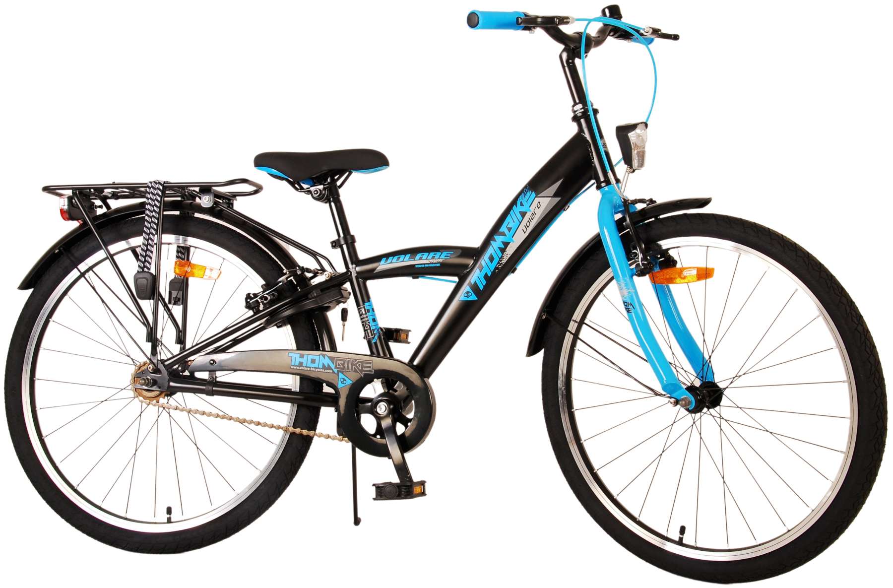 TPFSports Thombike Kinderfahrrad - Jungen - Rücktritt + Handbremse - 24 Zoll - Blau