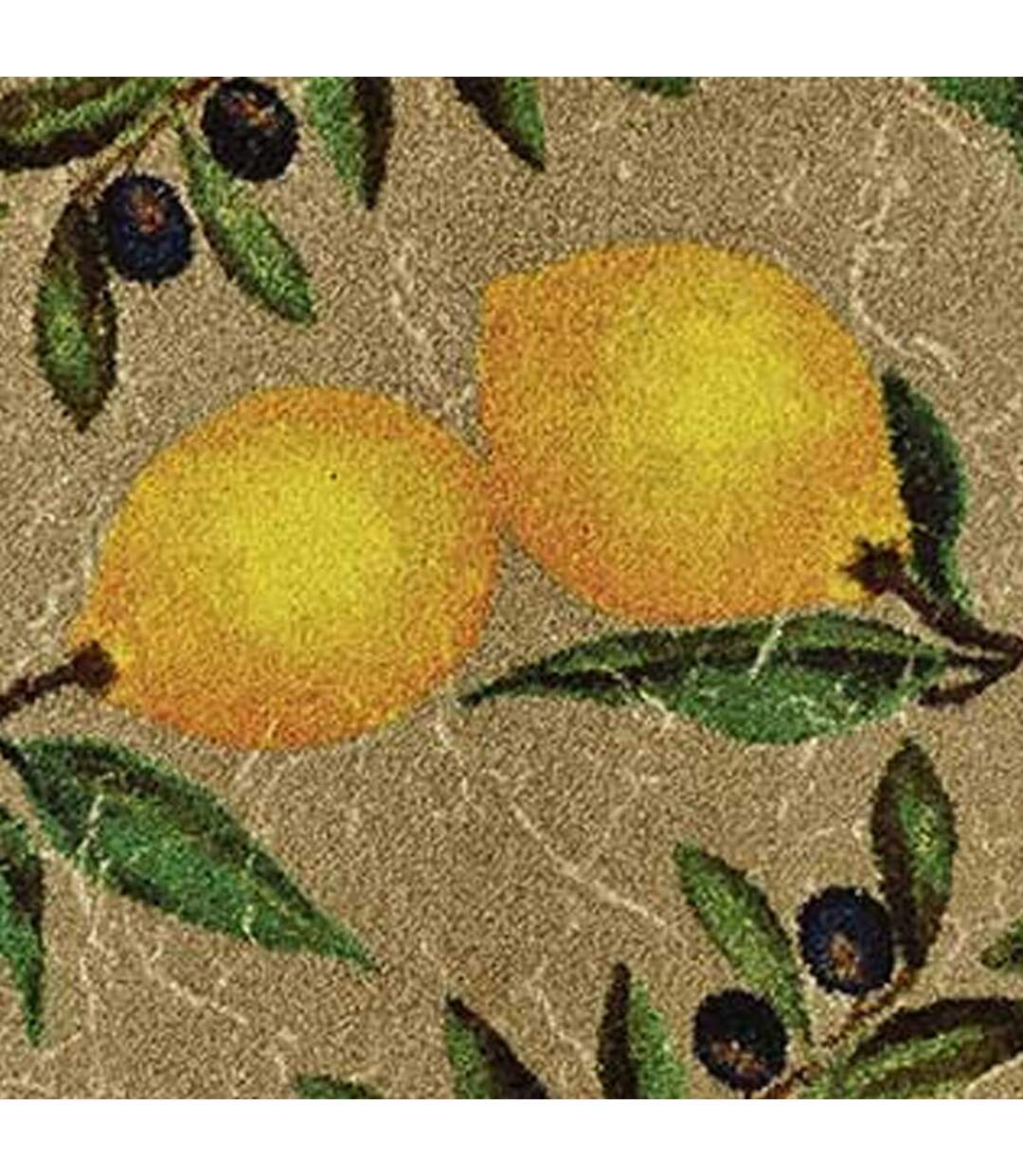 Paillasson LE CITRON TX en polyamide doux et soyeux OEKO TEX Fait en Europe