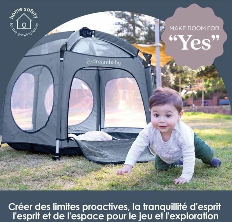 DREAMBABY - Adventure Parc Pop-Up - Stof - Blauw - Anti-UV Hoezen