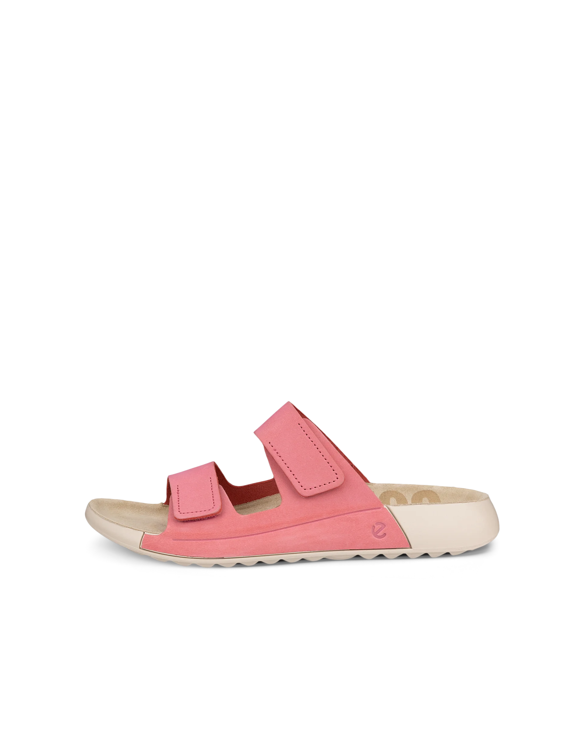 ECCO COZMO W Damen Nubuksandale mit zwei Riemen Pink