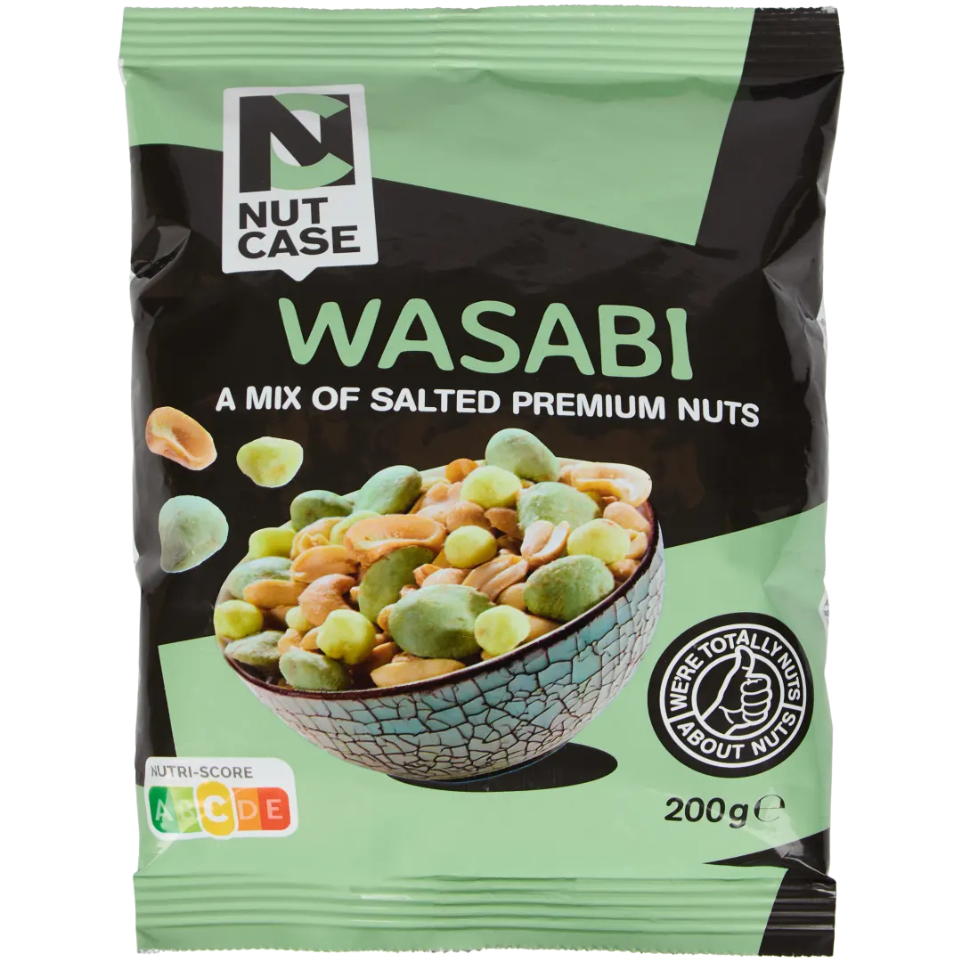 Wasabi notenmix 200 gram
