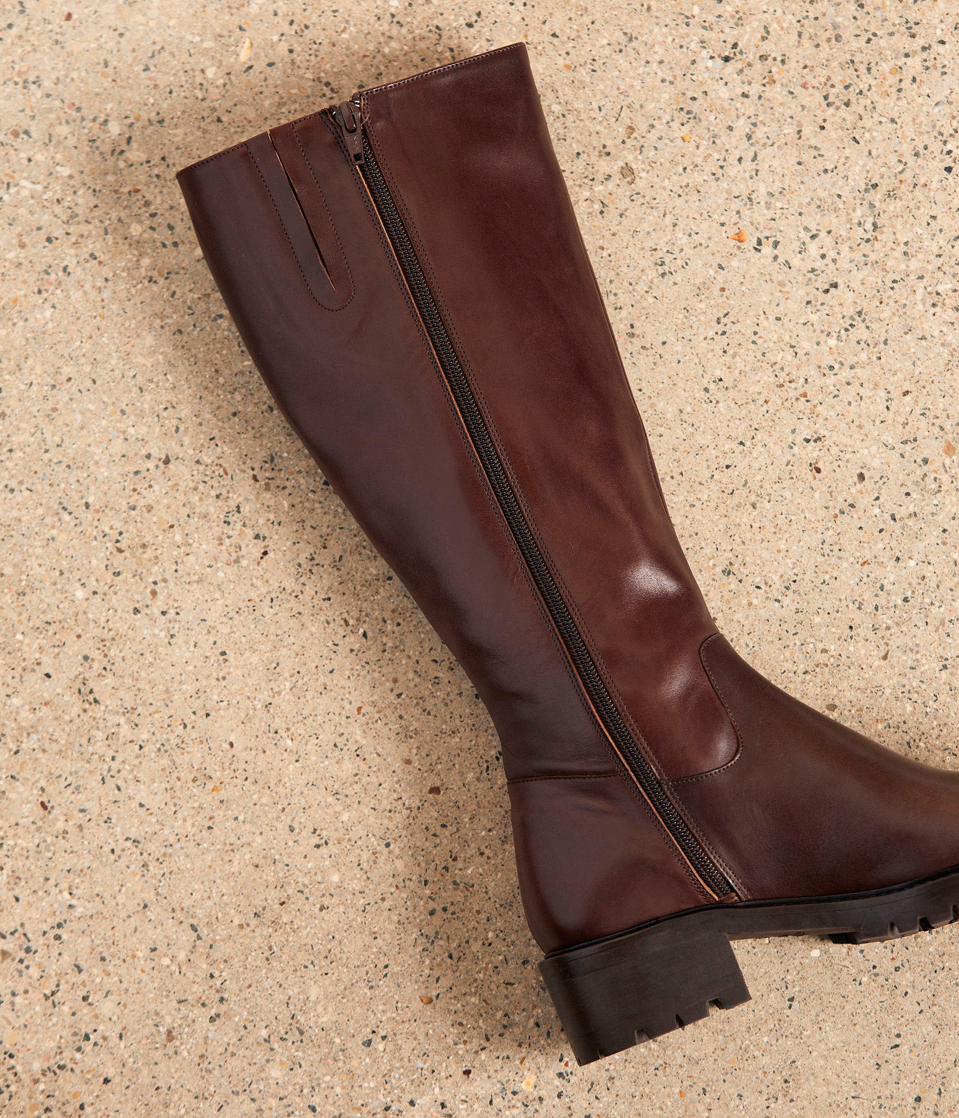 Bottes cuir choco Léandro